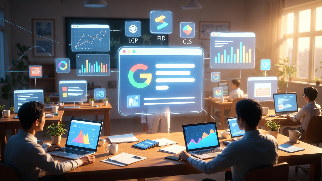 Core Web Vitals показатели за скорост на сайта